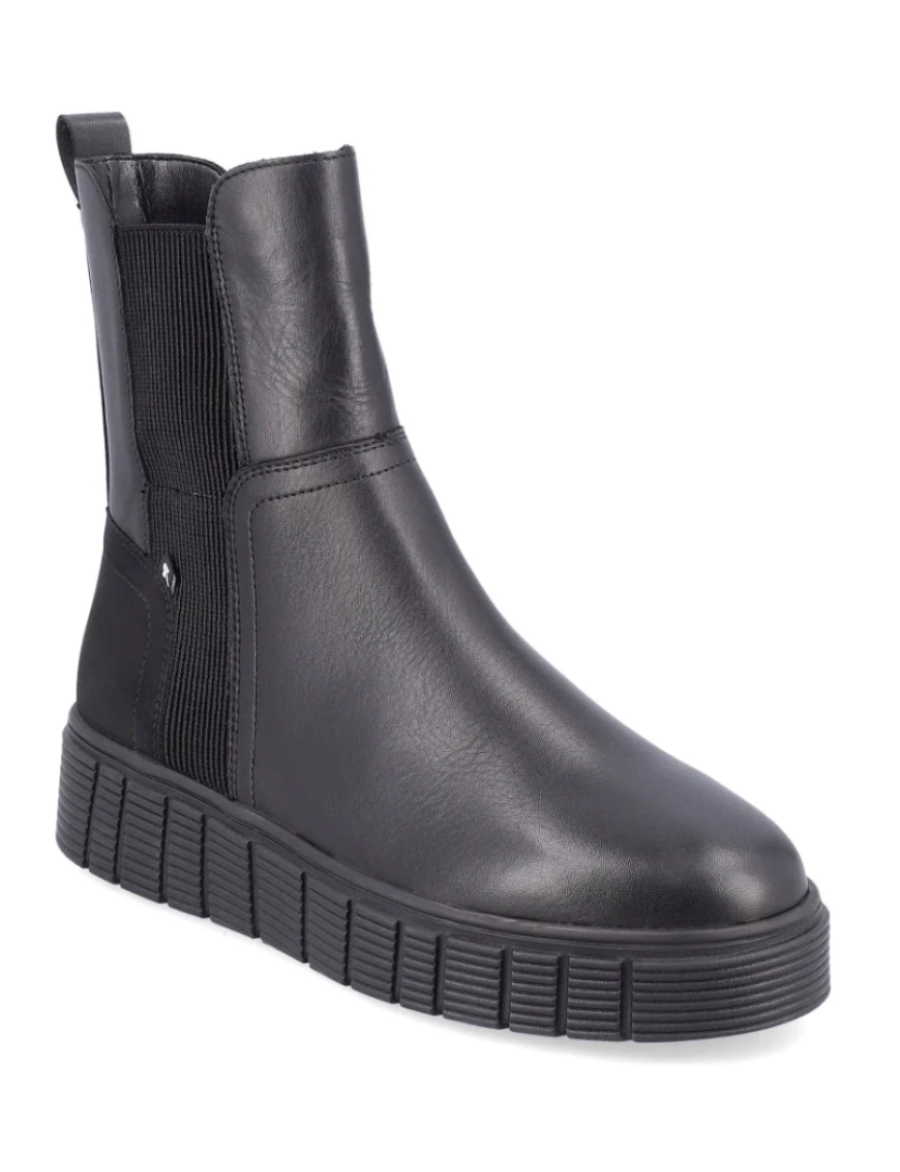 Rieker - Rieker Preto Booties Calçados Femininos