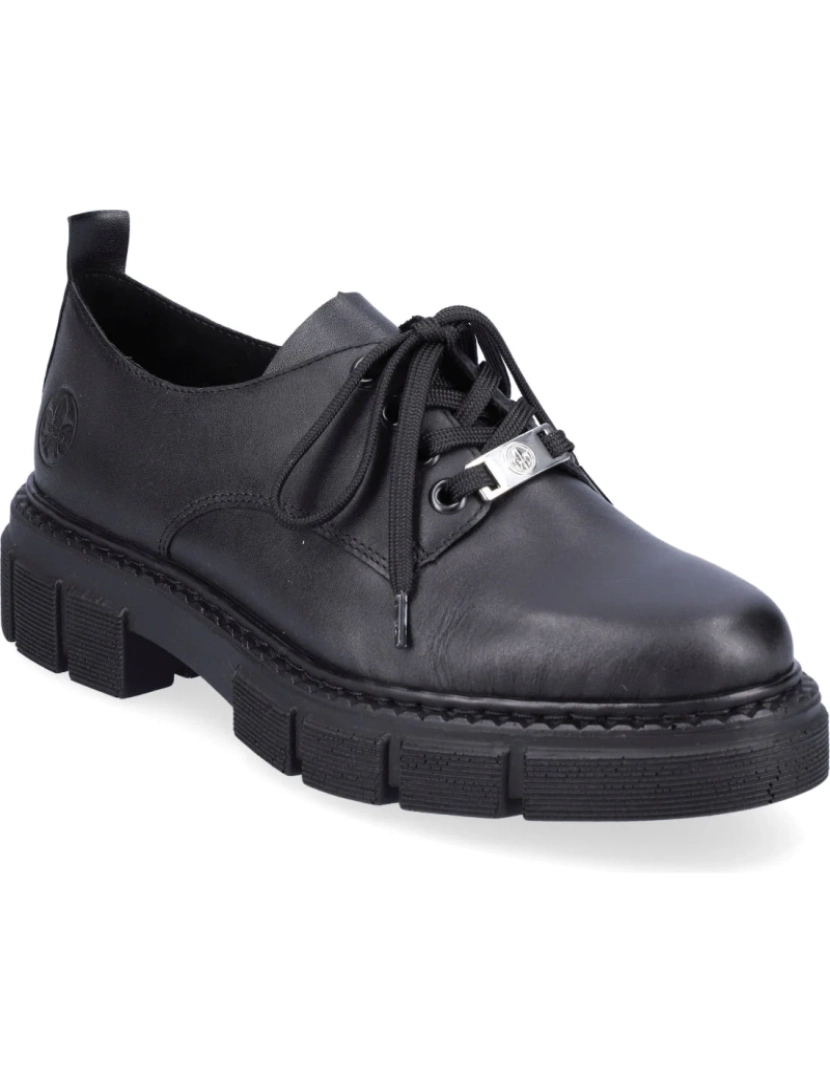 Rieker - Rieker preto sapatos femininos