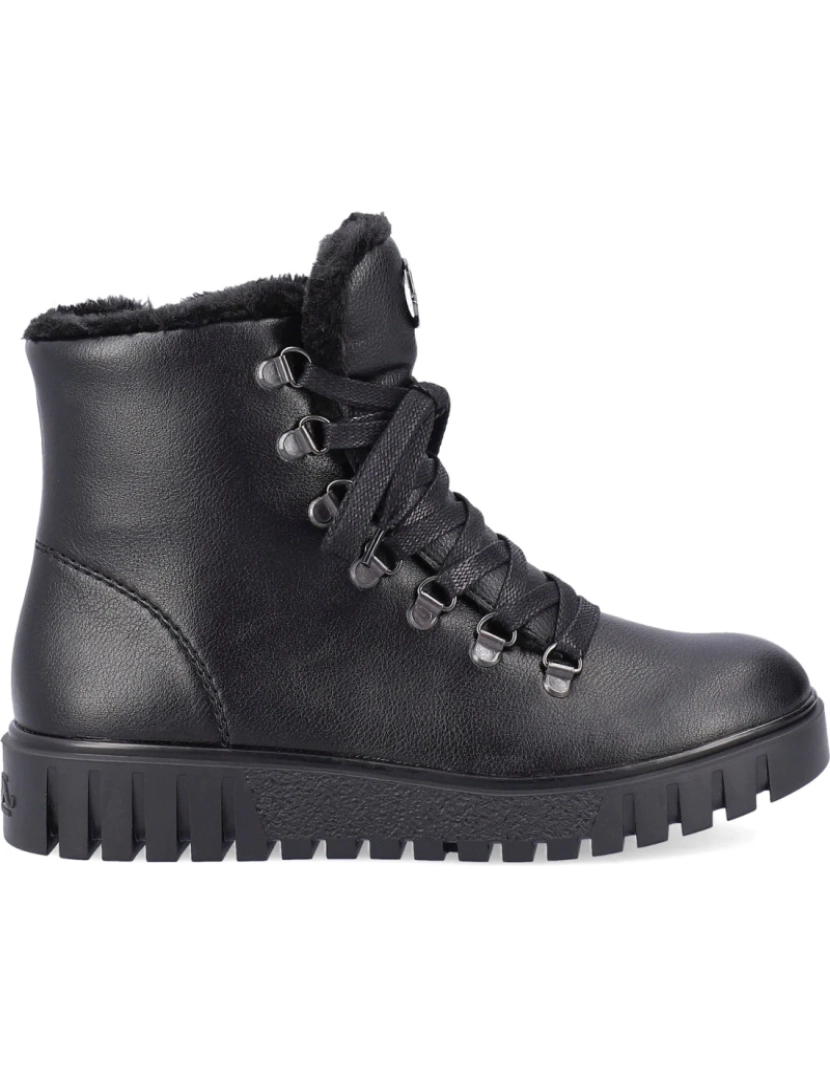 imagem de Rieker Preto Booties Calçados Femininos3