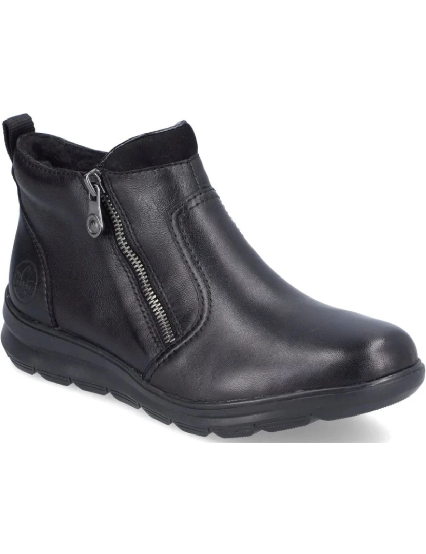 Rieker - Rieker Preto Booties Calçados Femininos