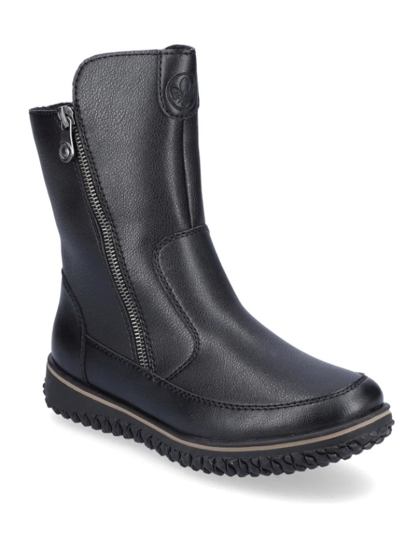 imagem de Rieker Preto Booties Calçados Femininos2