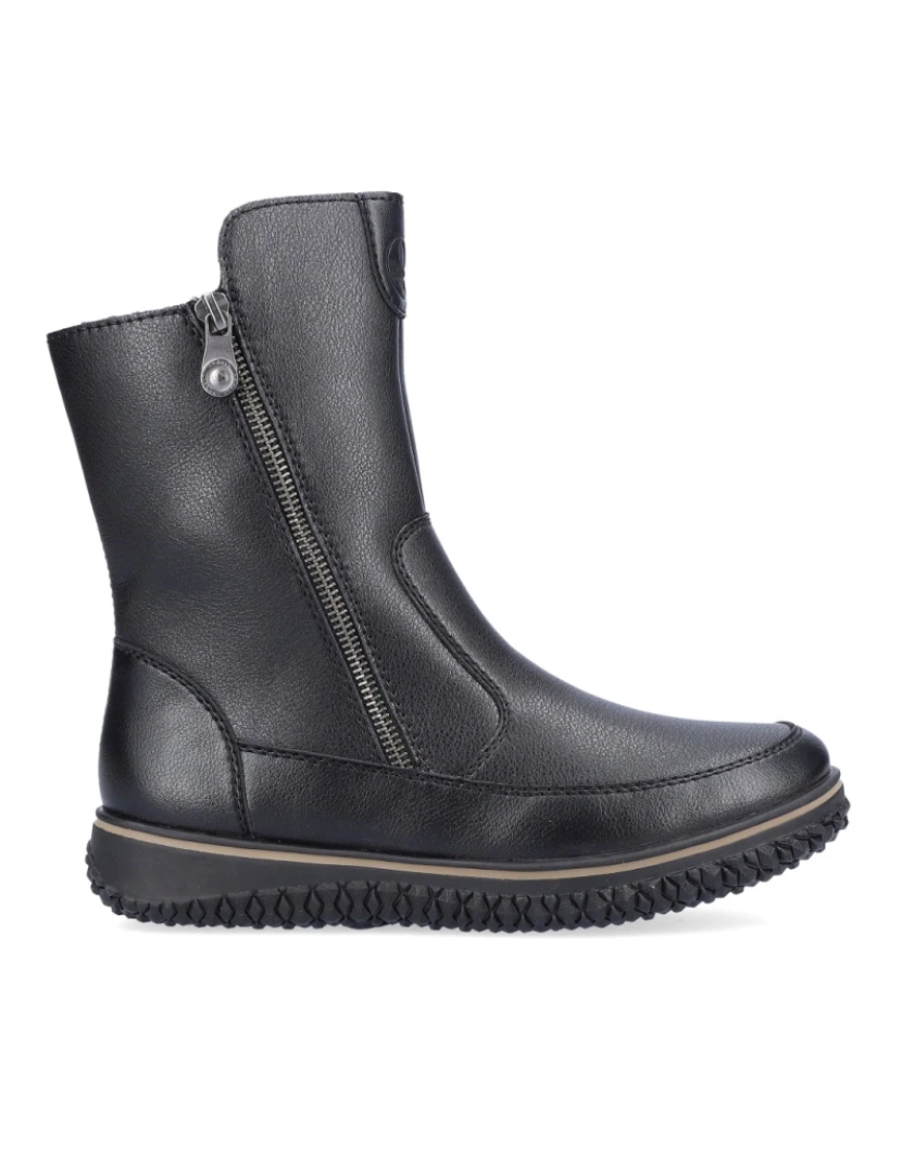 imagem de Rieker Preto Booties Calçados Femininos3