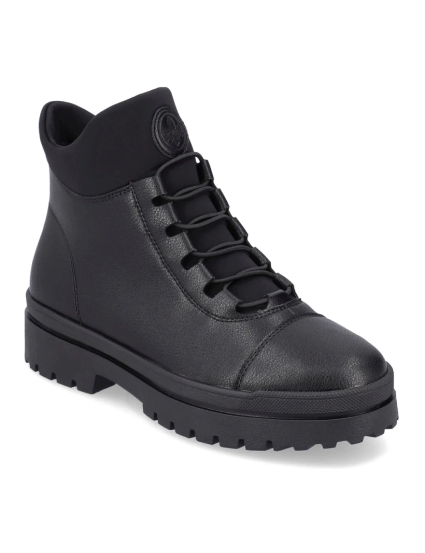 Rieker - Rieker Preto Booties Calçados Femininos