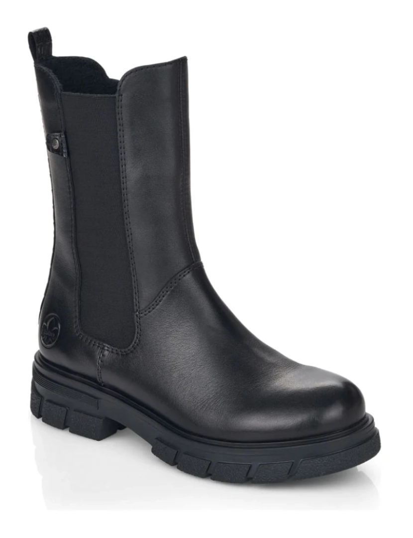 Rieker - Rieker Preto Booties Calçados Femininos