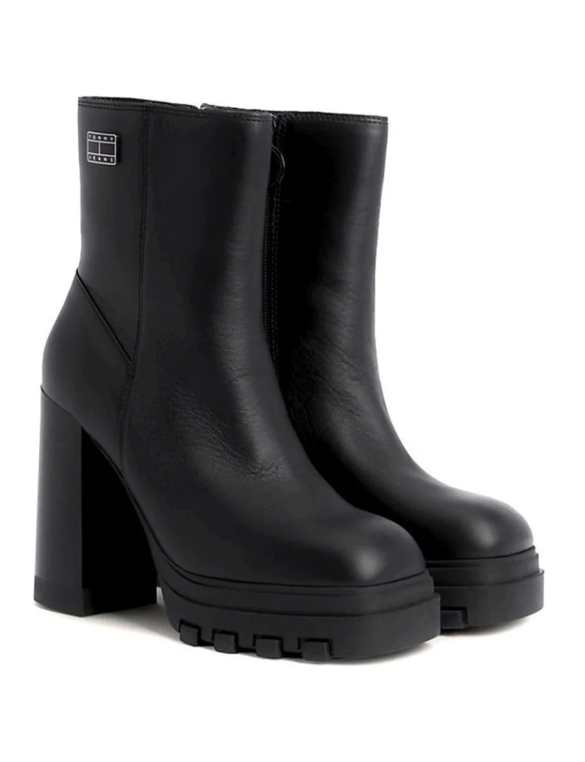 Tommy Jeans - Tommy Jeans Preto Booties sapatos femininos