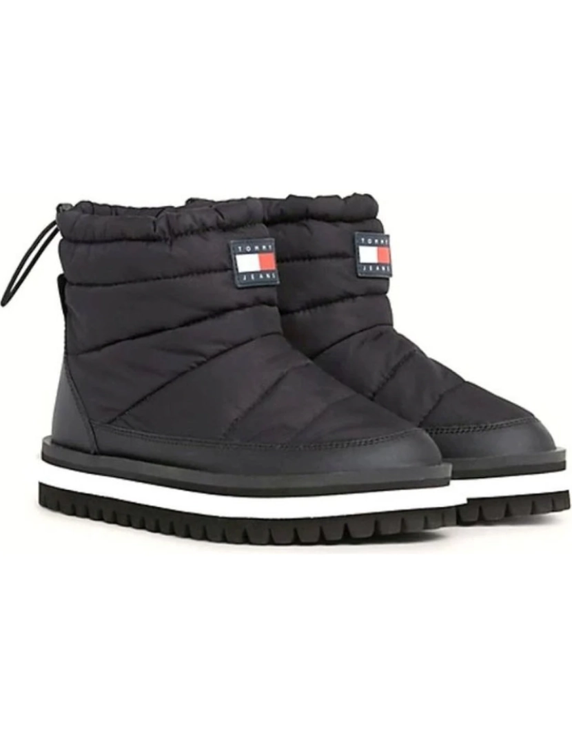 Tommy Jeans - Tommy Jeans Preto Booties sapatos femininos