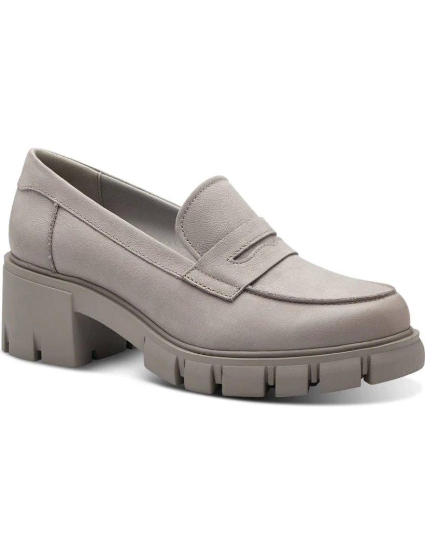 Tamaris - Tamaris Cinza Loafers Calçados Femininos