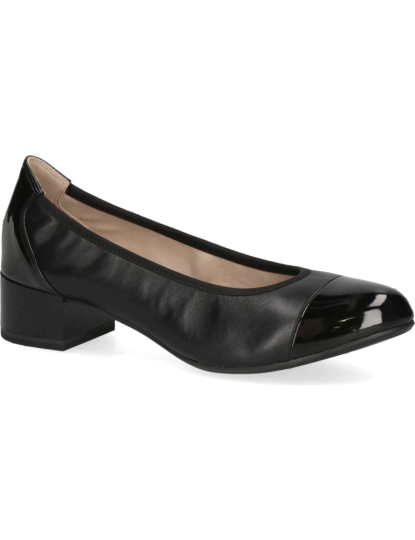 Caprice - Caprice Preto Formal Shoes Mulheres Sapatos