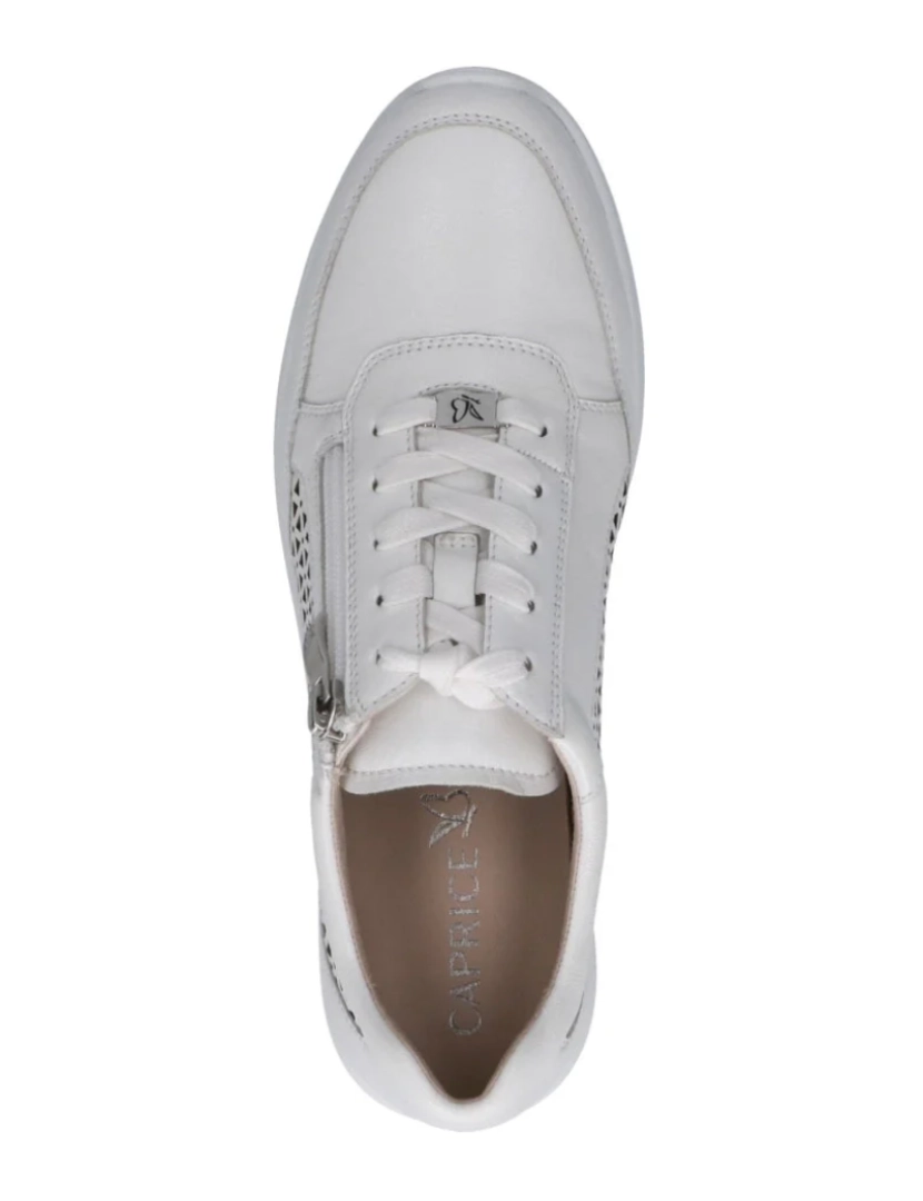 imagem de Caprice Branco Trainers sapatos femininos7