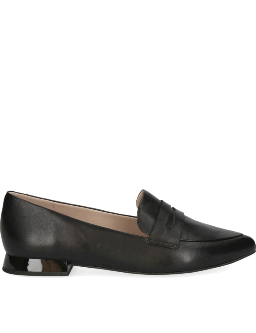 imagem de Caprice Black Loafers sapatos femininos3