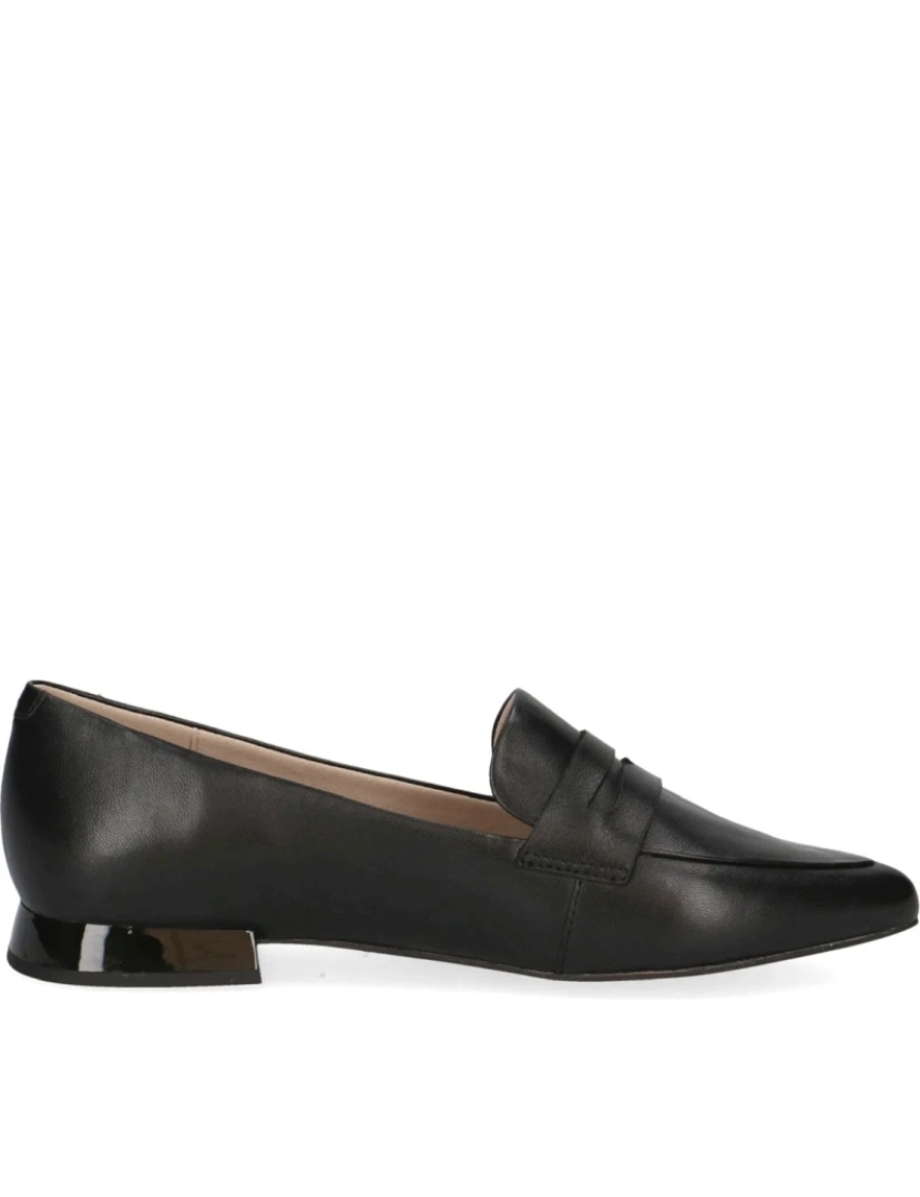 imagem de Caprice Black Loafers sapatos femininos4