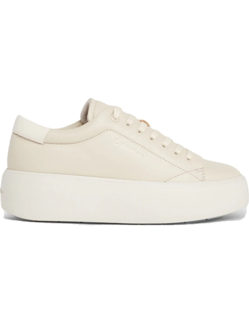 imagem de Calvin Klein Bege Trainers sapatos femininos3