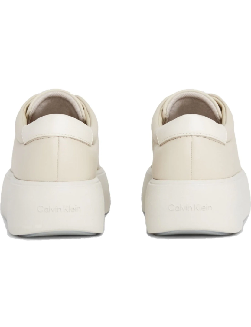 imagem de Calvin Klein Bege Trainers sapatos femininos4