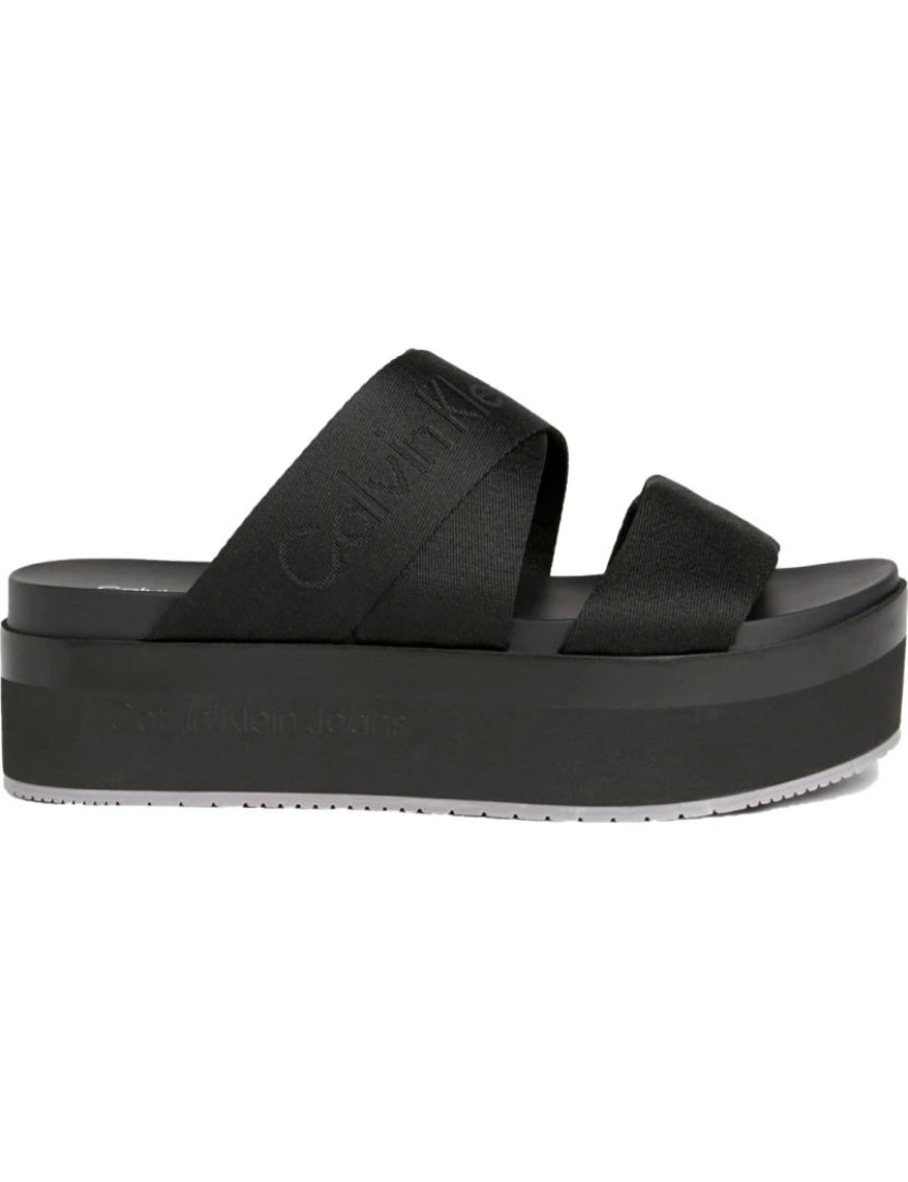 imagem de Calvin Klein Jeans Sandálias pretas sapatos femininos3