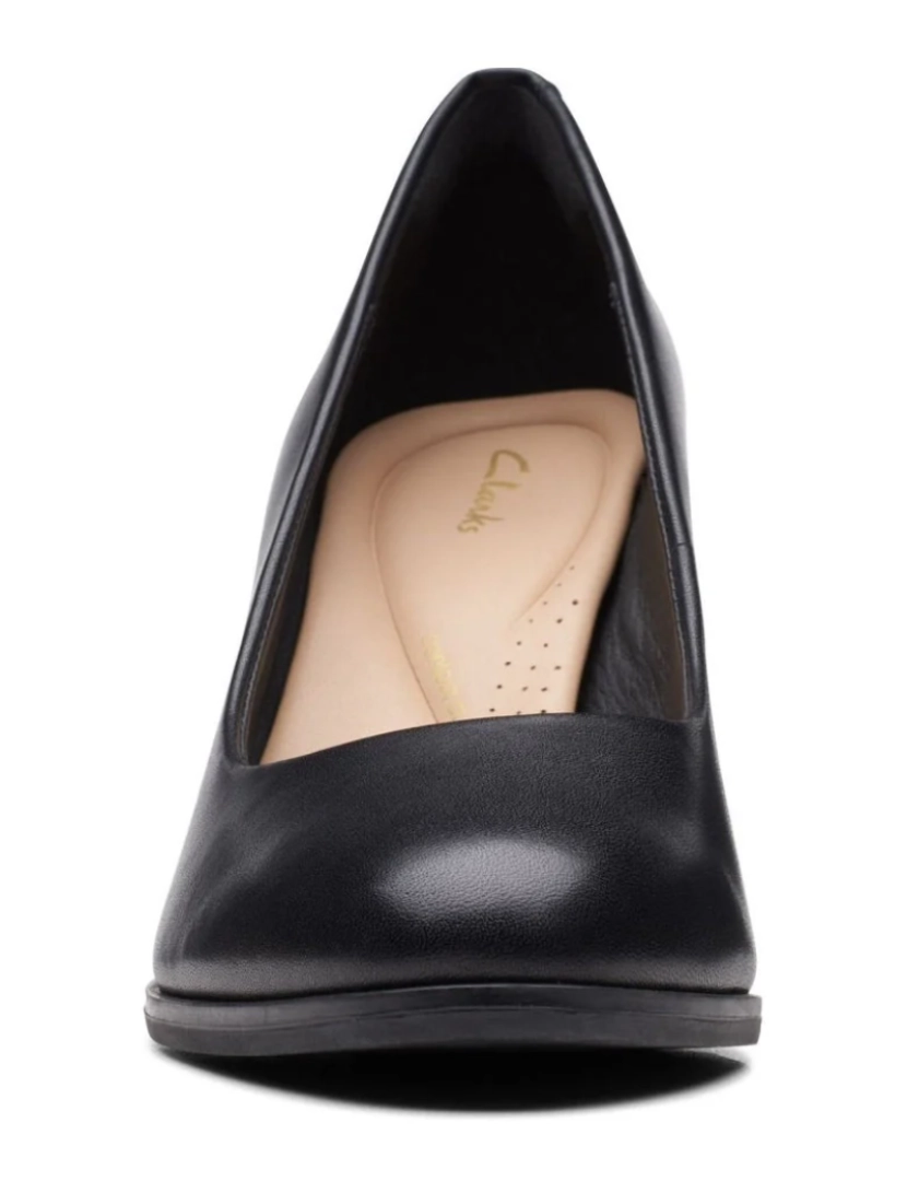 imagem de Clarks preto salto alto sapatos femininos5