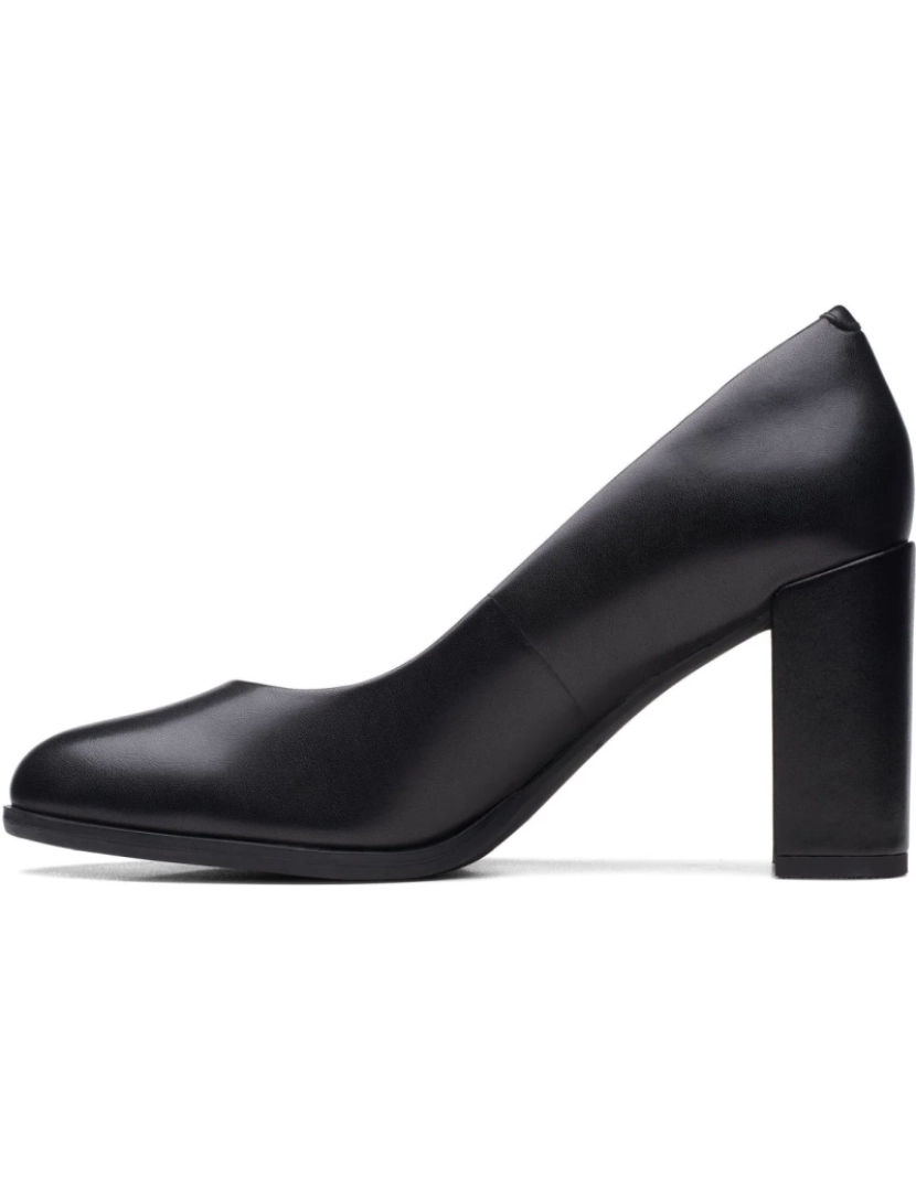 imagem de Clarks preto salto alto sapatos femininos6