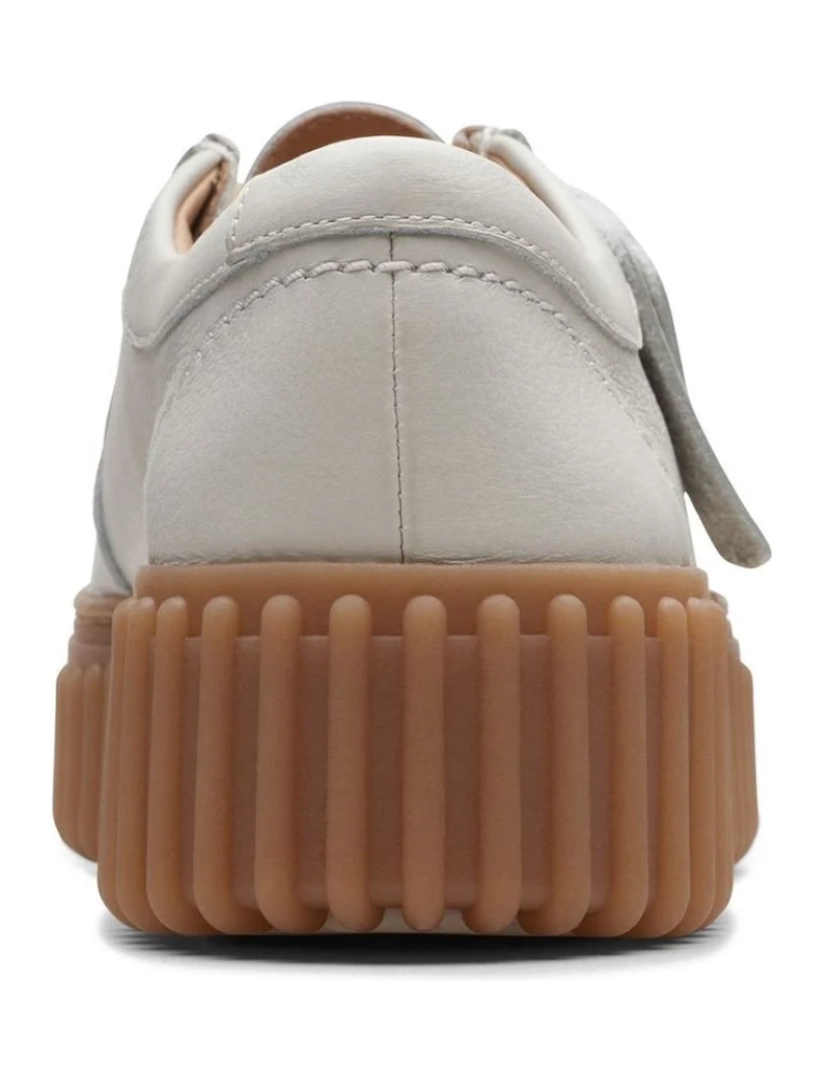 imagem de Clarks Branco Trainers sapatos femininos7