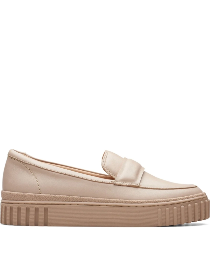 imagem de Clarks Bege Loafers sapatos femininos8