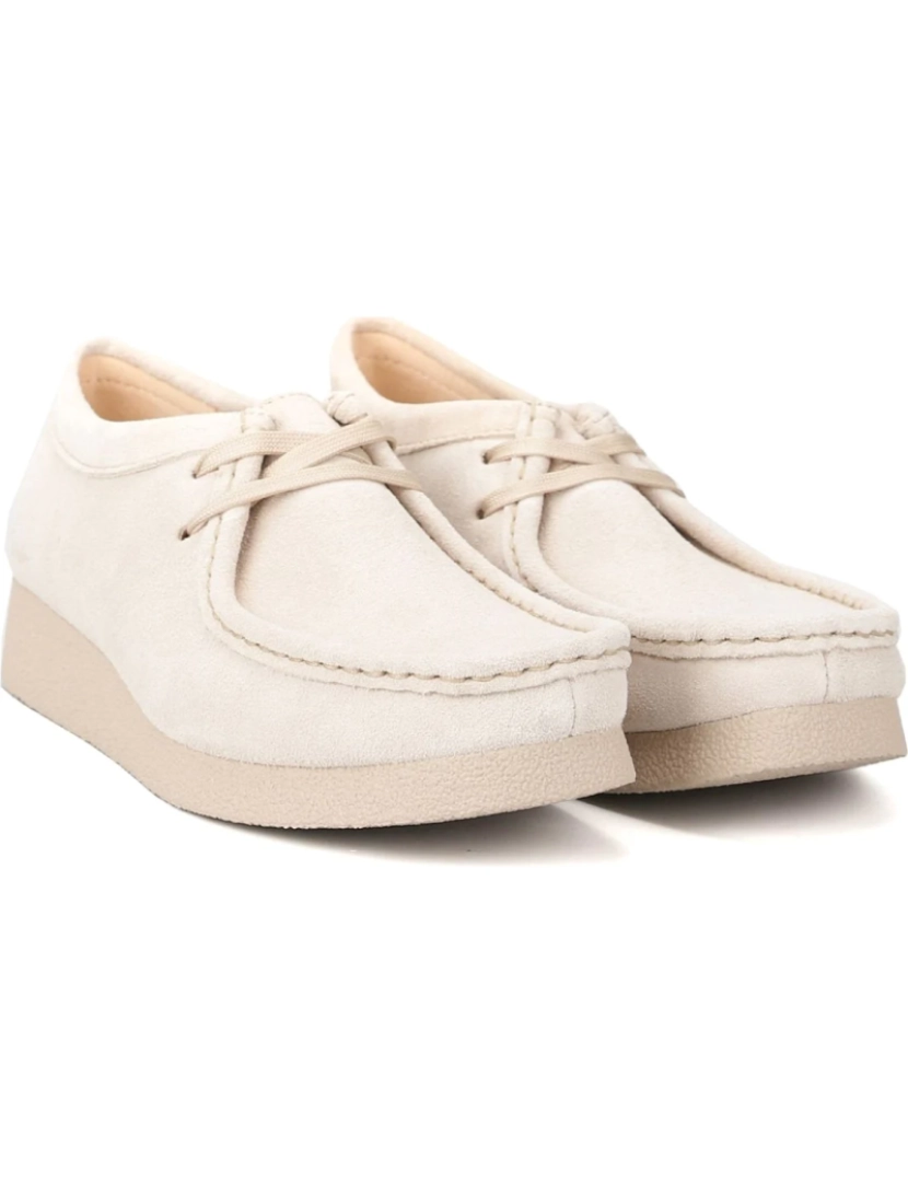 imagem de Clarks Bege Trainers sapatos femininos2