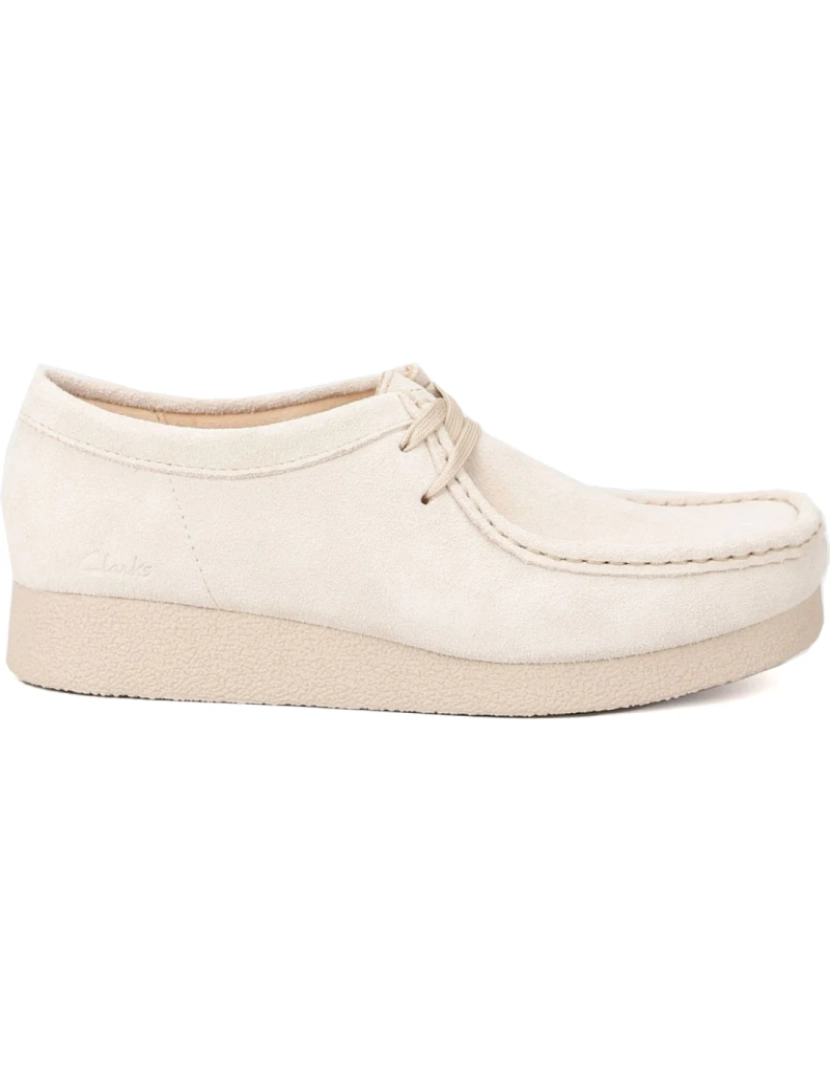 imagem de Clarks Bege Trainers sapatos femininos3