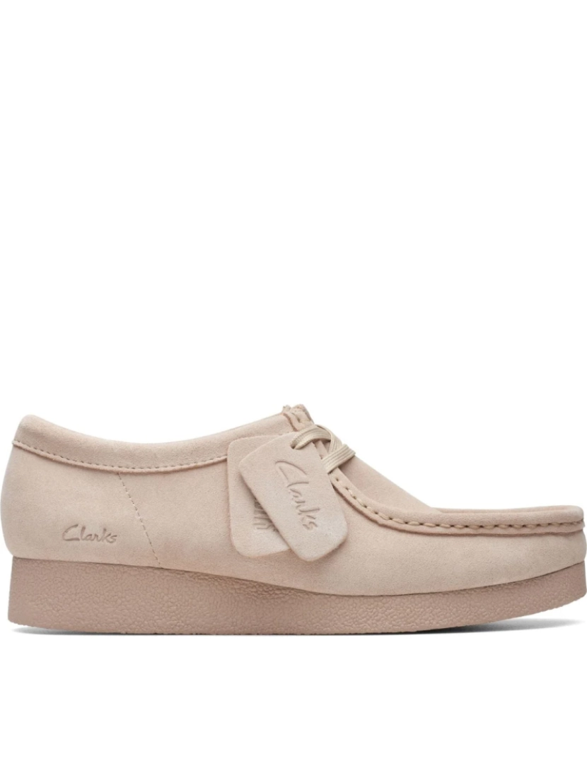 imagem de Clarks Bege Trainers sapatos femininos6