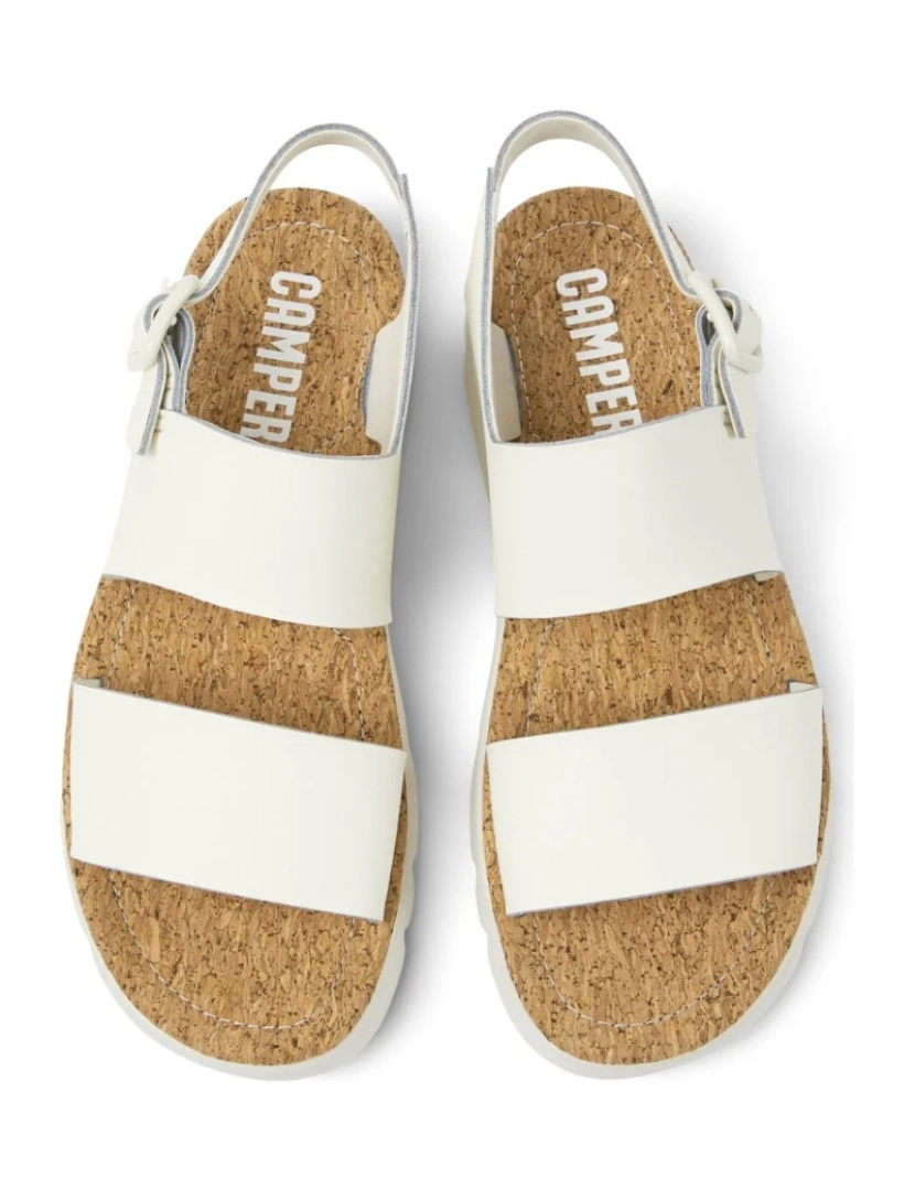 imagem de Camper branco sandálias sapatos femininos4