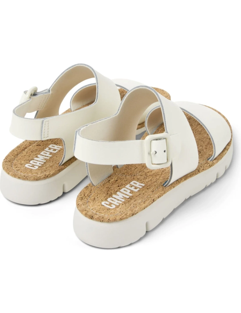 imagem de Camper branco sandálias sapatos femininos5