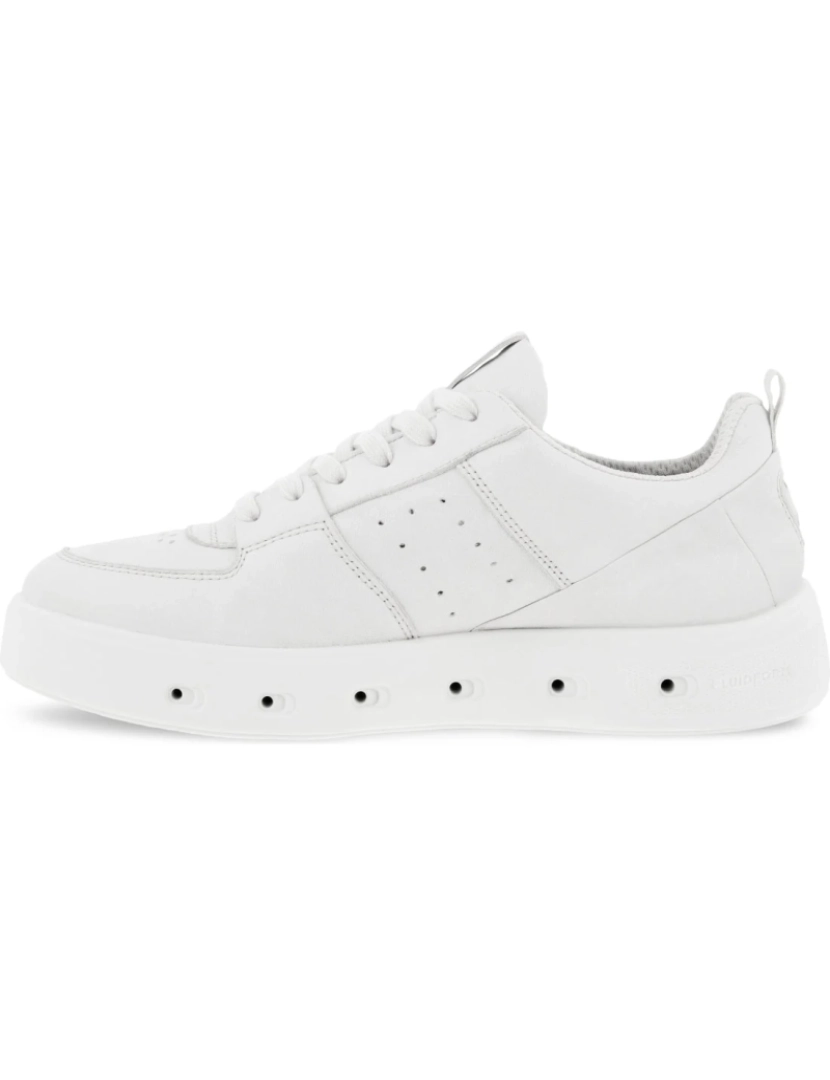 imagem de Ecco Branco Trainers sapatos femininos4