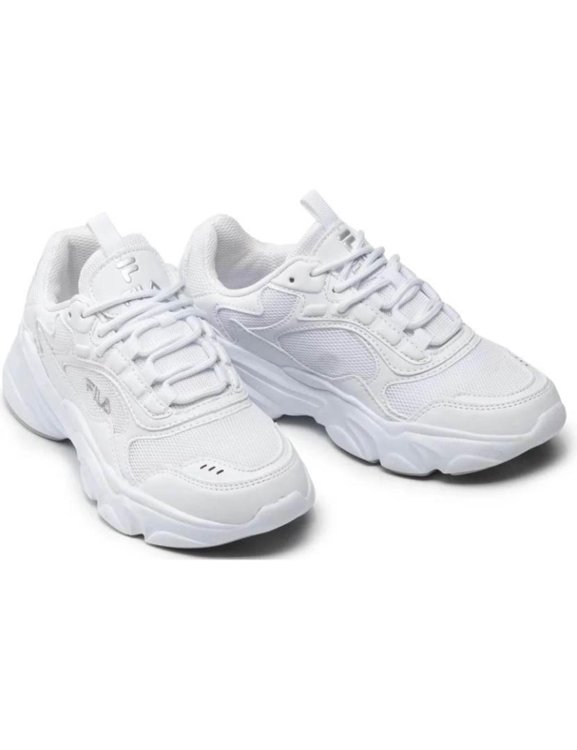 imagem de Fila Branco Trainers sapatos femininos4