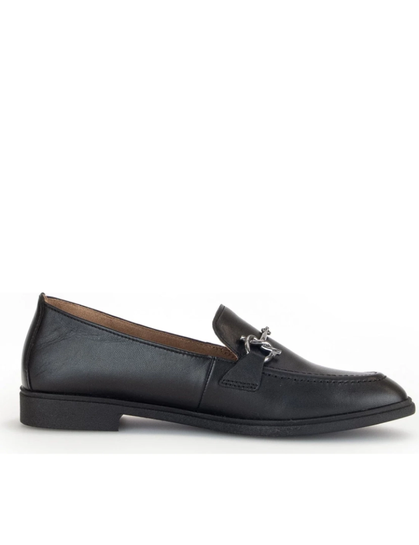 imagem de Gabor Black Loafers sapatos femininos3