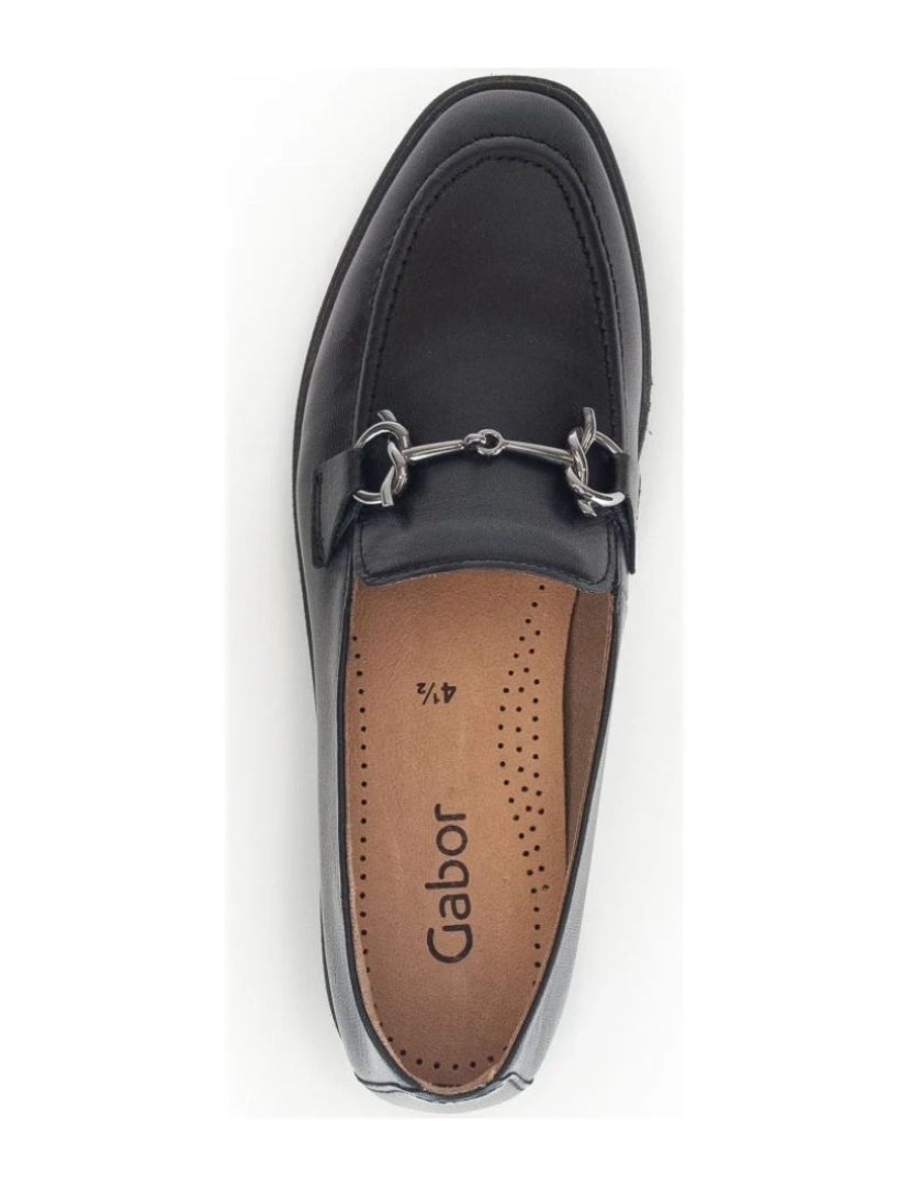 imagem de Gabor Black Loafers sapatos femininos5