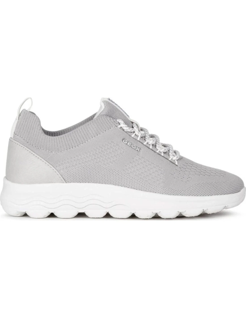 Geox - Geox Grey Trainers Calçados Femininos