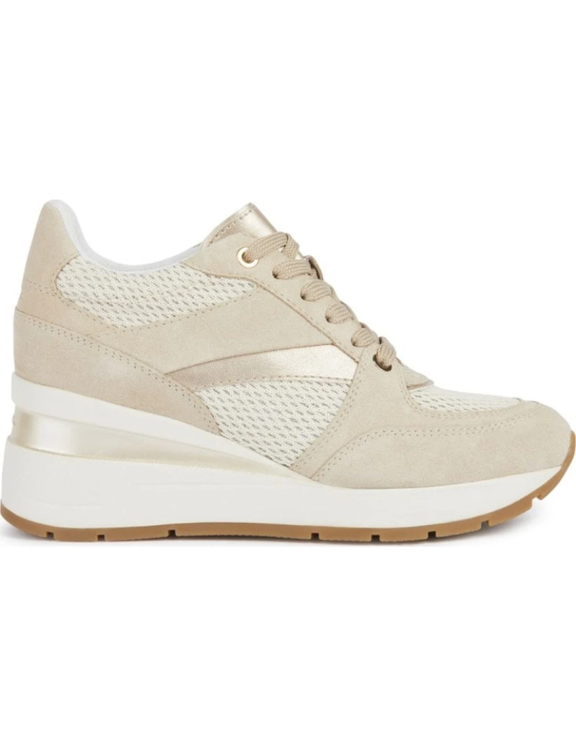 Geox - Geox Bege Trainers Calçados Femininos