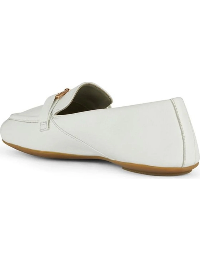 imagem de Geox Branco Mocassins Calçados Femininos4