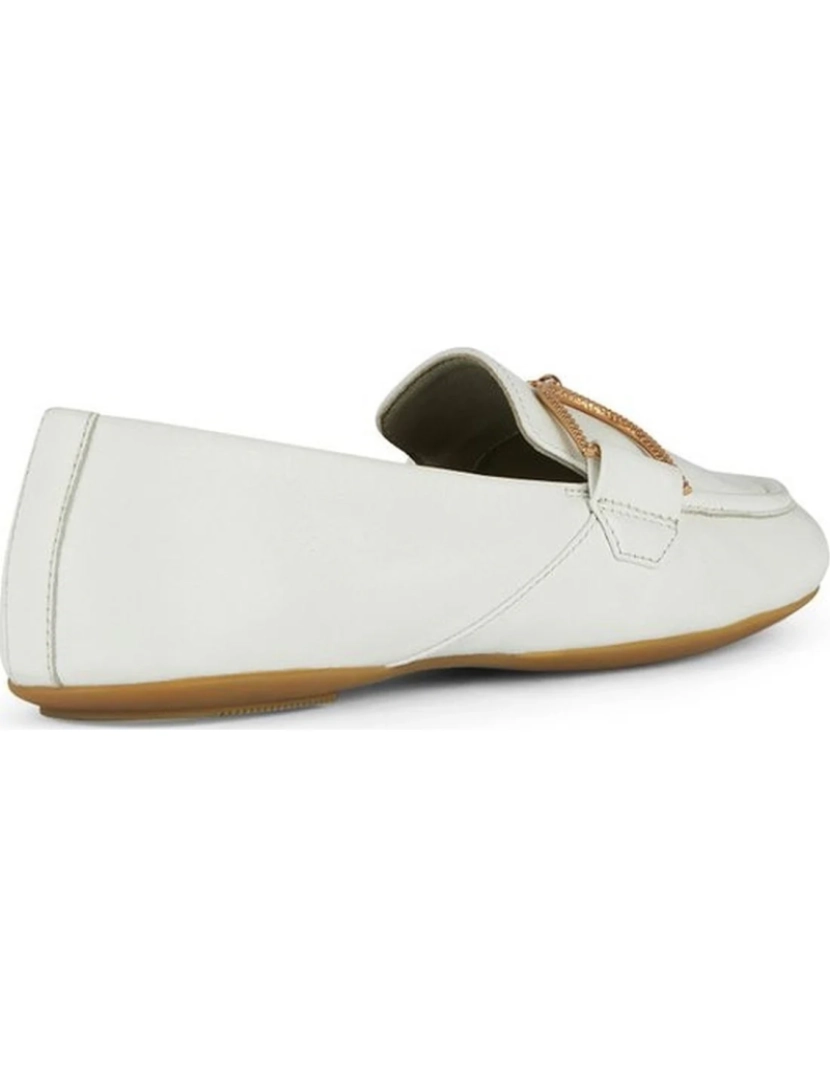 imagem de Geox Branco Mocassins Calçados Femininos5