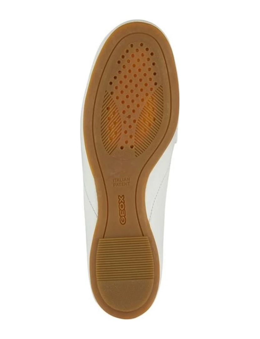 imagem de Geox Branco Mocassins Calçados Femininos7