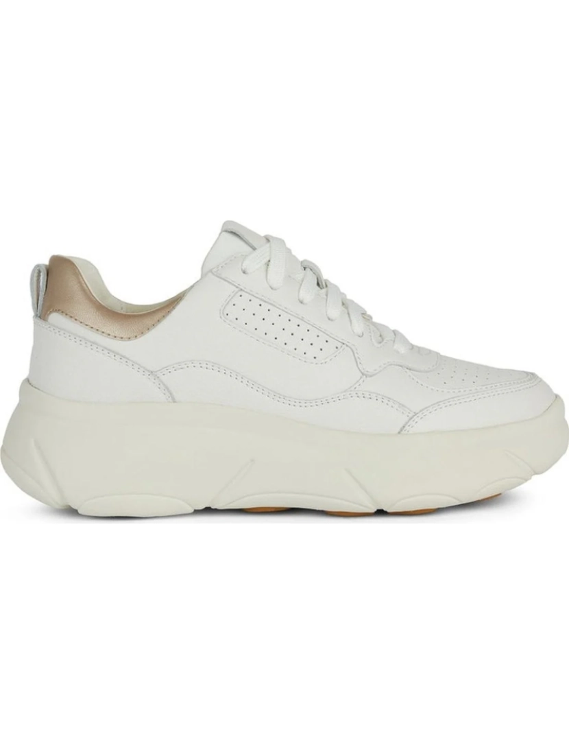 Geox - Geox White Trainers Calçados Femininos