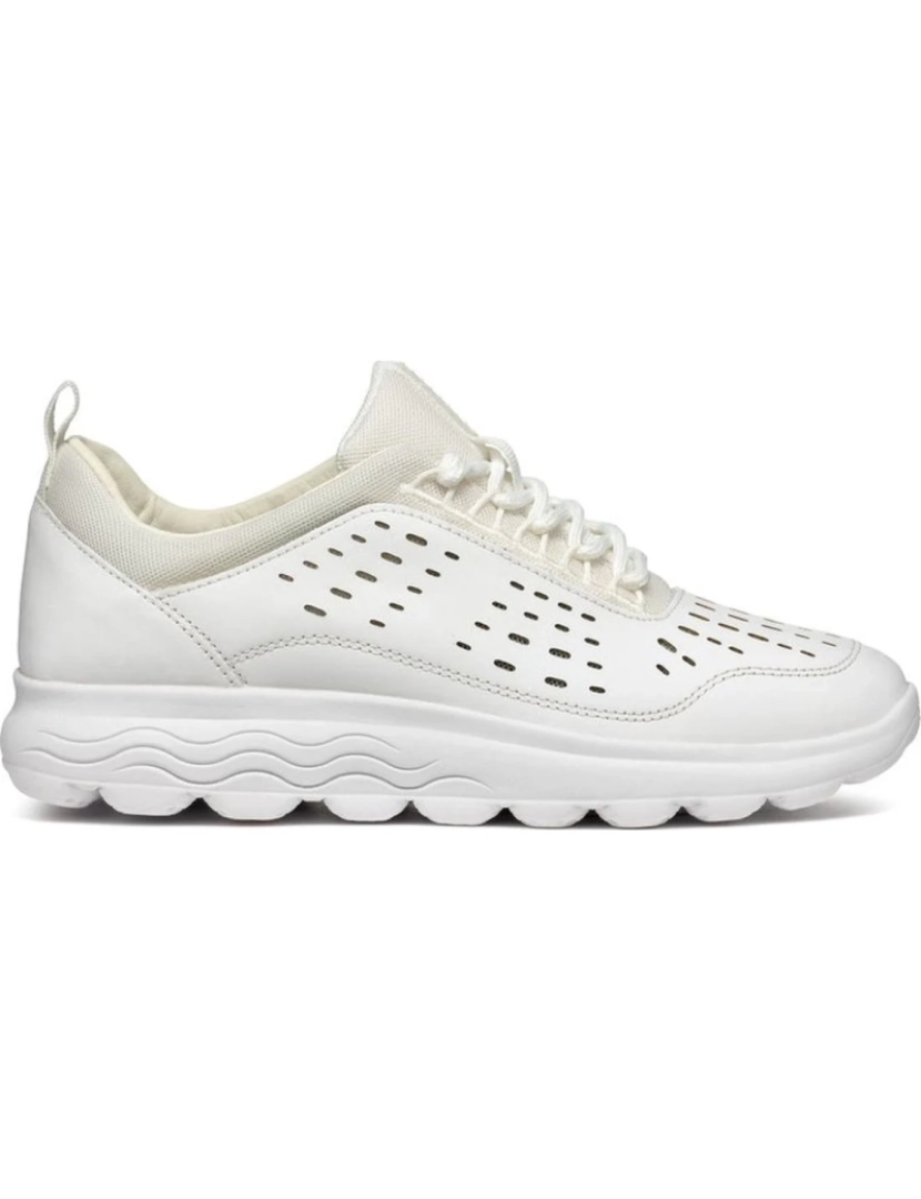 Geox - Geox White Trainers Calçados Femininos