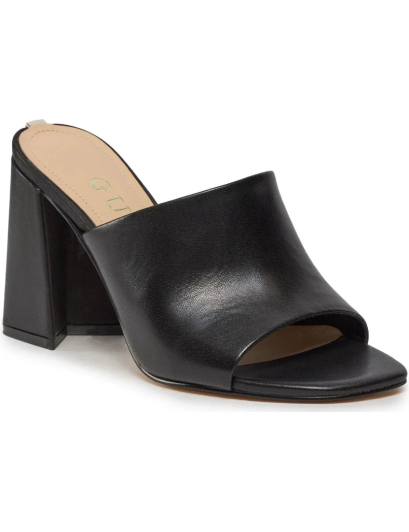 Guess - Adivinha Black Mules Calçados Femininos