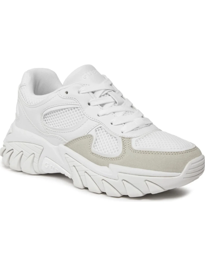 Guess - Adivinha Branco Trainers Calçados Femininos