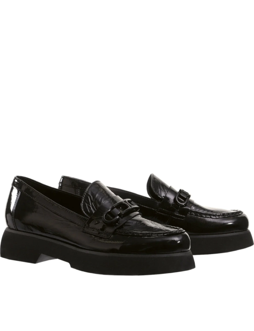 imagem de Hogl Black Loafers sapatos femininos2