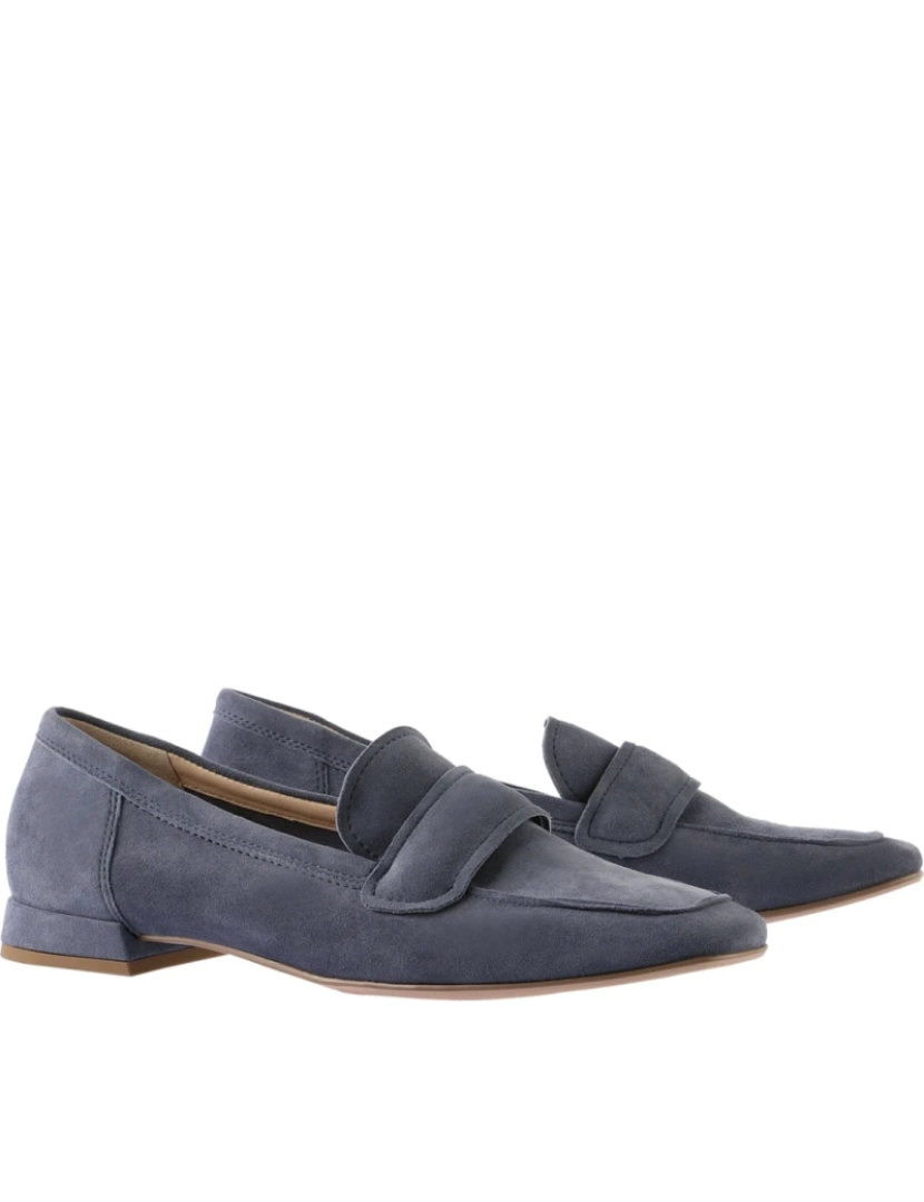 imagem de Hogl Blue Loafers sapatos femininos2