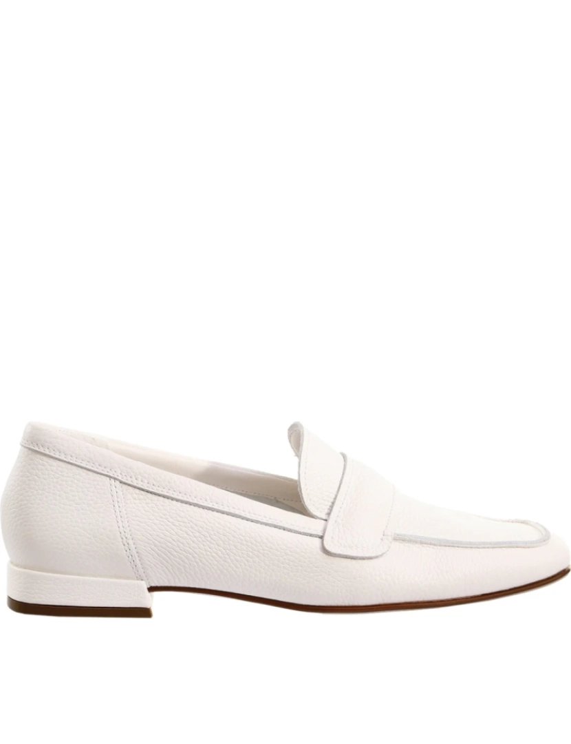 imagem de Hogl Branco Loafers sapatos femininos3