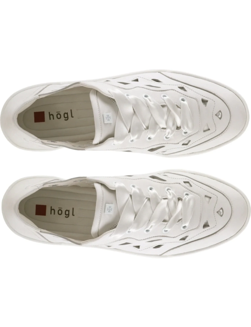 imagem de Hogl Branco Trainers sapatos femininos5