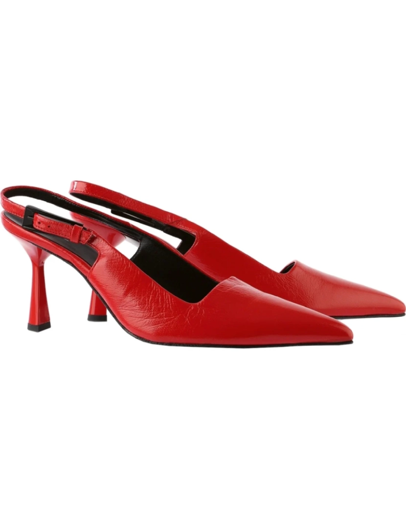 imagem de Hogl Red saltos altos sapatos femininos2