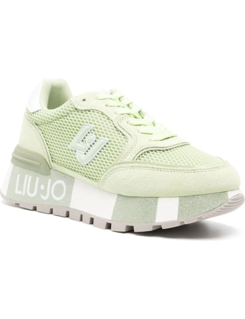 imagem de Liu Jo Verde Trainers sapatos femininos2