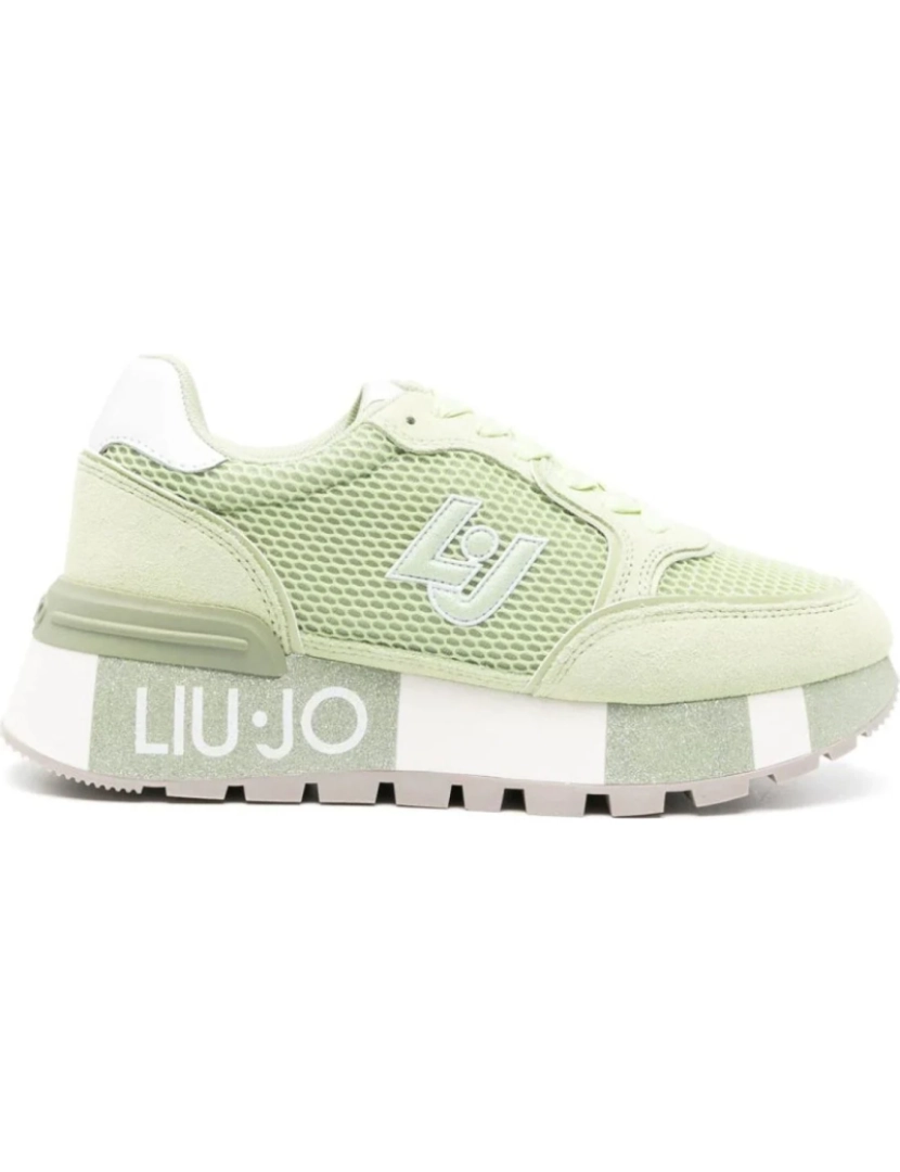 imagem de Liu Jo Verde Trainers sapatos femininos3