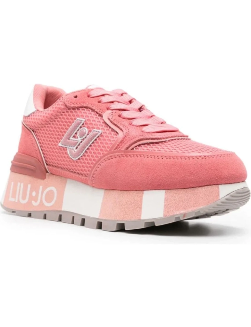 imagem de Liu Jo Pink Trainers sapatos femininos2