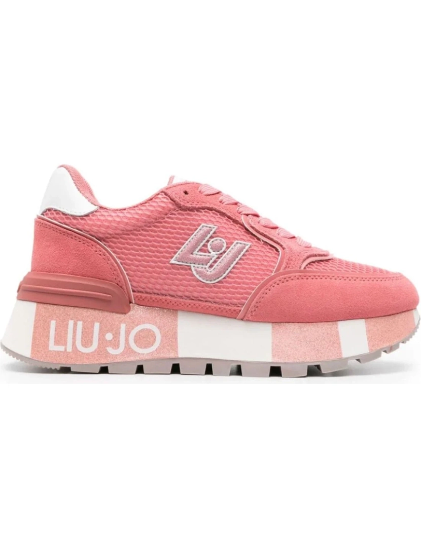 imagem de Liu Jo Pink Trainers sapatos femininos3