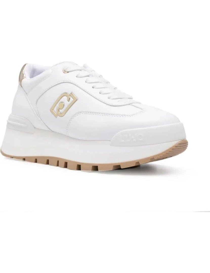 imagem de Liu Jo Branco Trainers sapatos femininos2